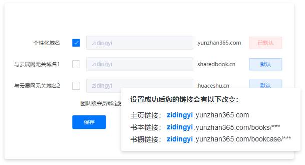電子畫冊(cè)個(gè)性化域名設(shè)置